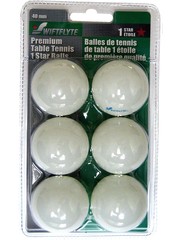 Swiftflyte Premium Table Tennis 1 Star Balls   6pk