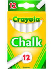 SP Richards Crayola White Chalk  12pk