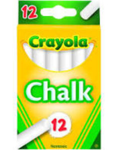 SP Richards Crayola White Chalk  12pk