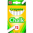 SP Richards Crayola White Chalk  12pk