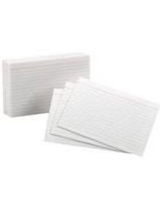 Oxford 3"x5" Assorted Lined Index Cards
