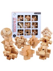  IQ Busters: Wooden Puzzle