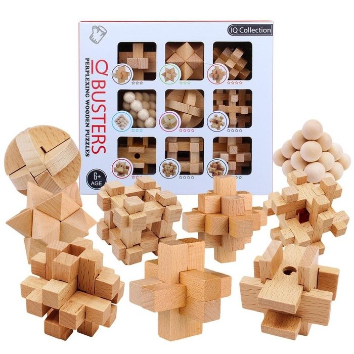 IQ Busters: Wooden Puzzle