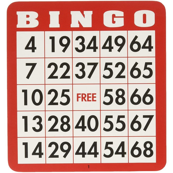Popular Playthings Bingo Cards 100pk