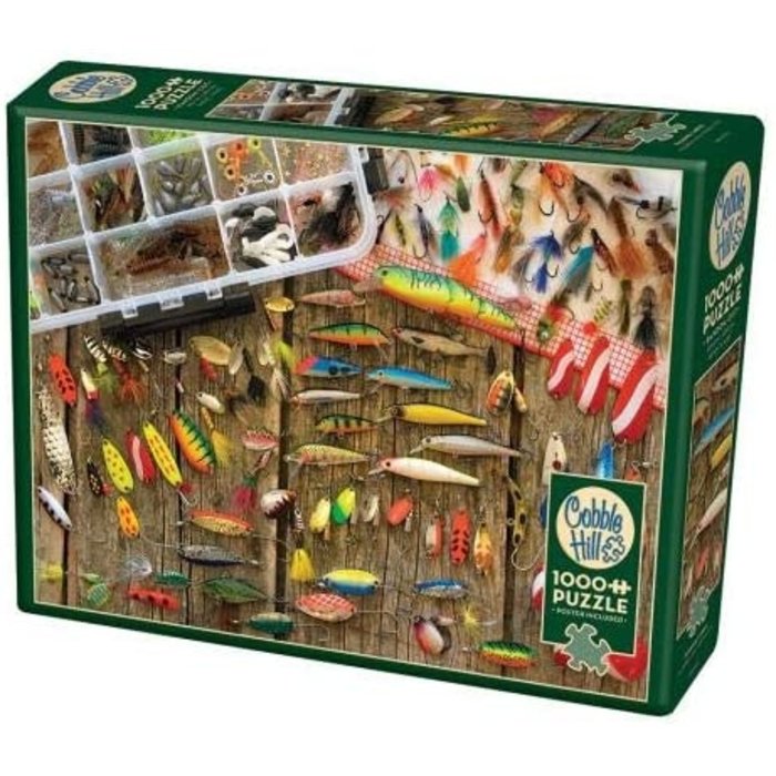 Cobble Hill 1000 Piece Puzzle -  Fishing Lures