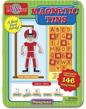 Take 'N' Play Magnetic Hangman Game Tin