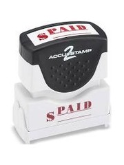 SP Richards Stamp   Red Paid