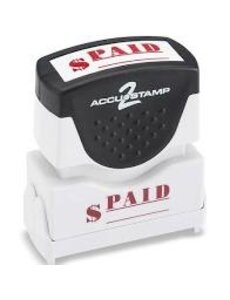 SP Richards Stamp   Red Paid