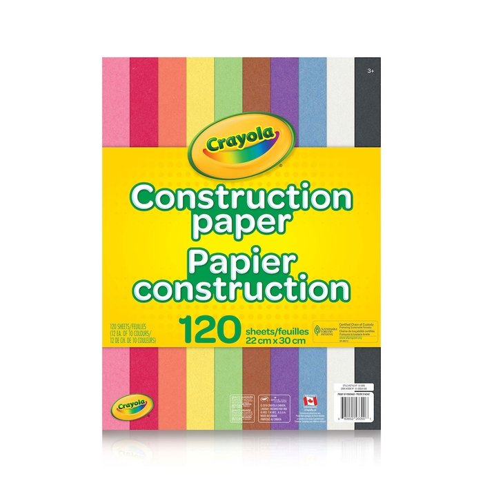 Crayola Crayola Construction Paper   120pg