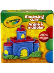 Crayola Modelling Clay  Blue/Green/Red/Yellow  4x113g