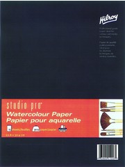 Hilroy Studio Pro Watercolour Paper   22.8cm/9"x30.4cm/12"   15pg