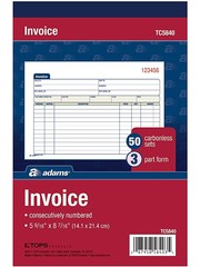SP Richards INVOICE BOOK 3 PART