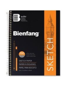 Bienfang Bienfang Sketch Book  21.6cm/8.5"x27.9cm/11"  100pg