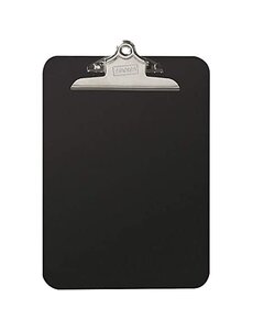 Business Source Plastic Clipboard Smoke - 9''x12.5''