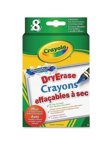 Crayola Dry Erase Crayons - 8pk