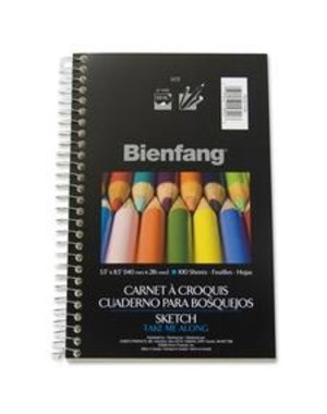 Bienfang Bienfang Sketch Book 14cm/5.5"x21.6cm/8.5" 100pg