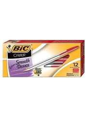 BIC Bic Cristal Ball Pens    Red - 12pk