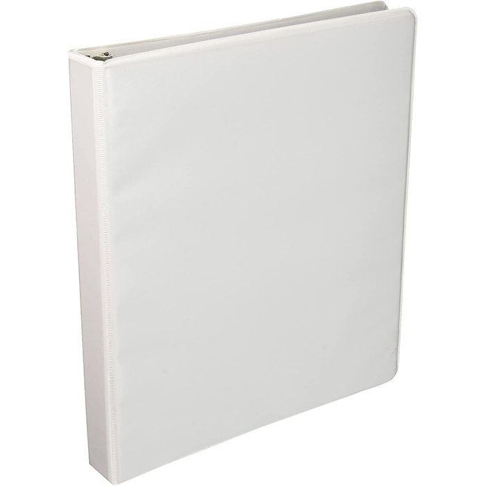 Business Source 3" View Binder - White