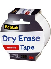 Scotch Dry Erase Tape  48mm/1.88"x4.57m/5yd
