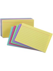 SP Richards 5"x8" Assorted Lined Index Cards