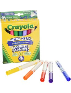Crayola Crayola Ultra-Clean Washable Markers 16pk