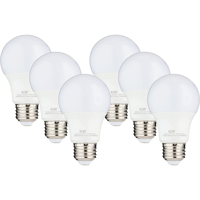 ElectriMart 9W (60W equiv.) A19 LED  Light Bulb   Soft White  4pk  (incl. $0.60 Env Fee)