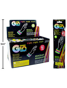  8" Neon Glo-Bracelettes - 6-pk