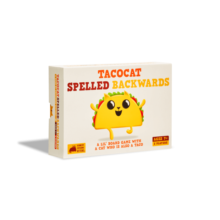 Exploding Kittens Tacocat Spelled Backwards Game