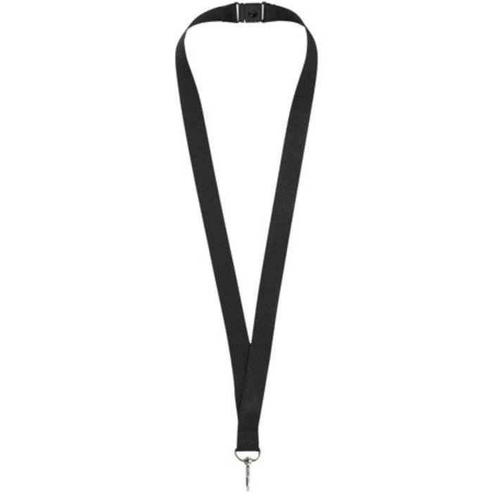 SP Richards Round Black Lanyard - 22"