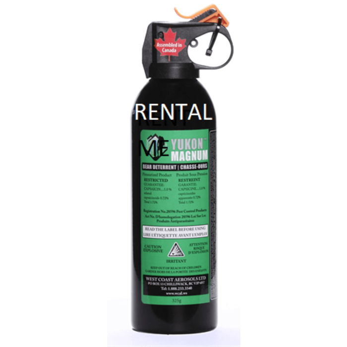 Counter Assault Bear Deterrent / Spray Rental (From $20)