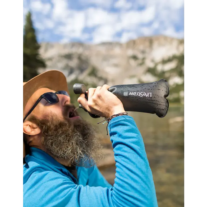 LifeStraw Collapsible Squeeze 1L Water Bottle Filter System