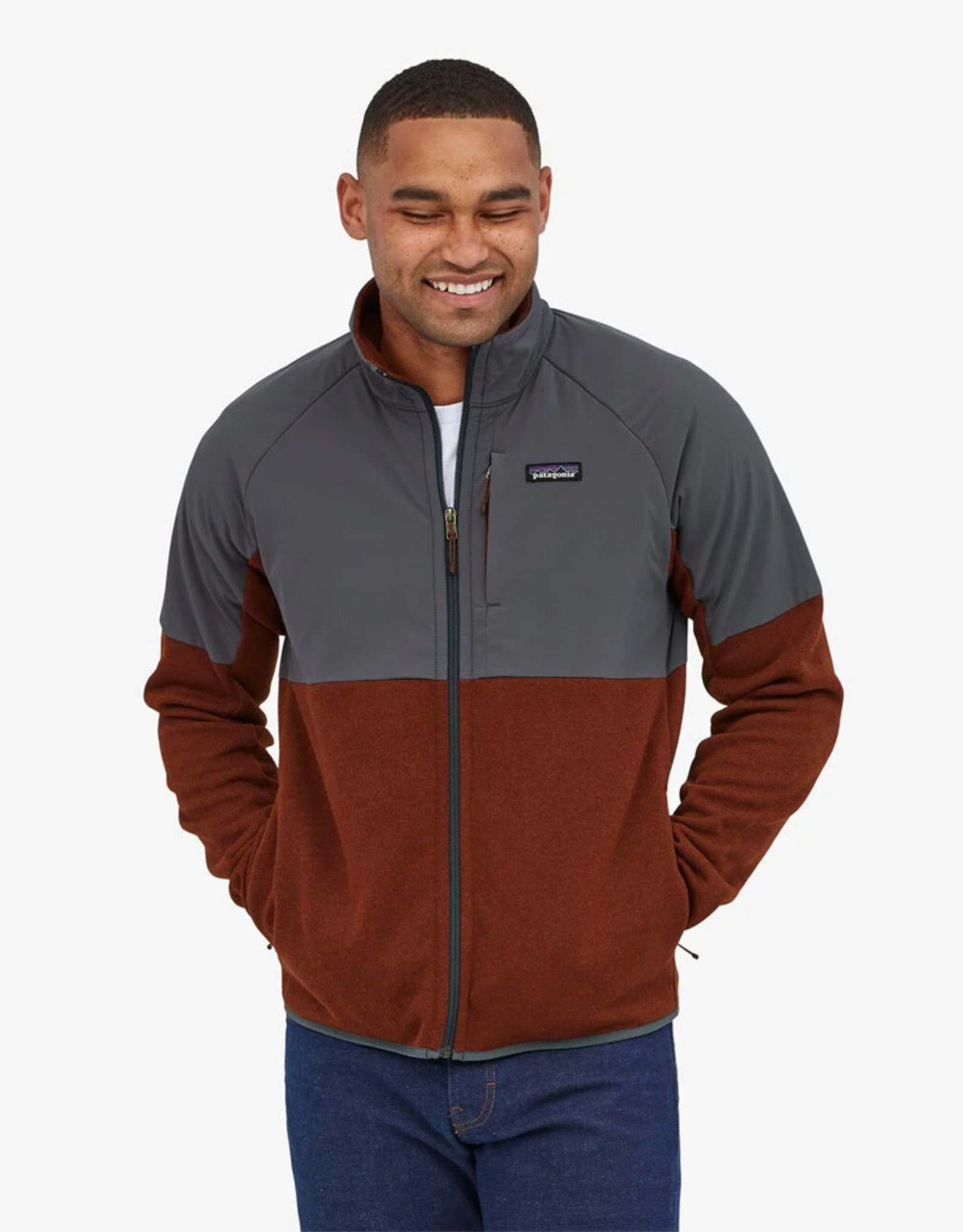 patagonia lightweight better sweater shelled jacket