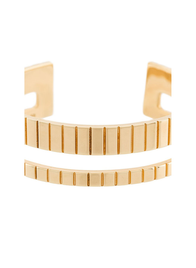 Slot Cuff in Gold