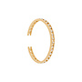Skinny Tiger Pearl Cuff in Gold