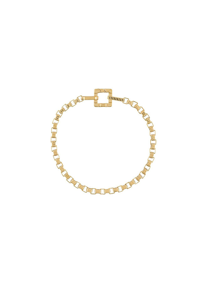 Signore 3X3 Chain Bracelet in Gold
