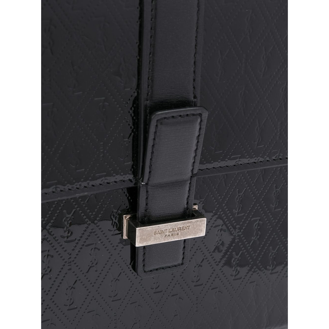 SL Ysl Logo Small Besace Crossbody Bag in Black - Amicci