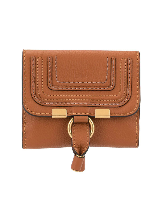 Small Marcie Flap Wallet in Leather