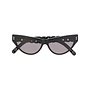 Cat Eye Frame Sunglasses in Acetate in Black