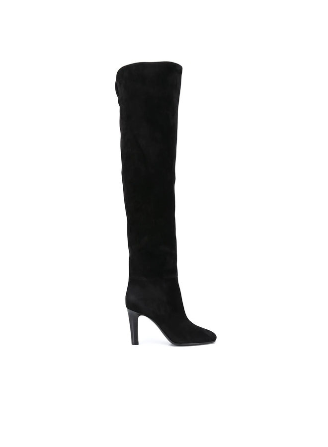 Jane High Heel Boots in Suede