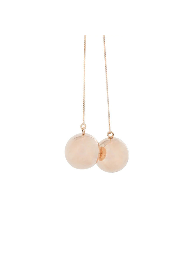 Spherical Pendant Necklace in Gold