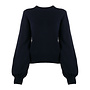 Knitwear Top with Bishop Sleeves in Cashmere