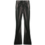 Straight Leg Pants in Leather in Black