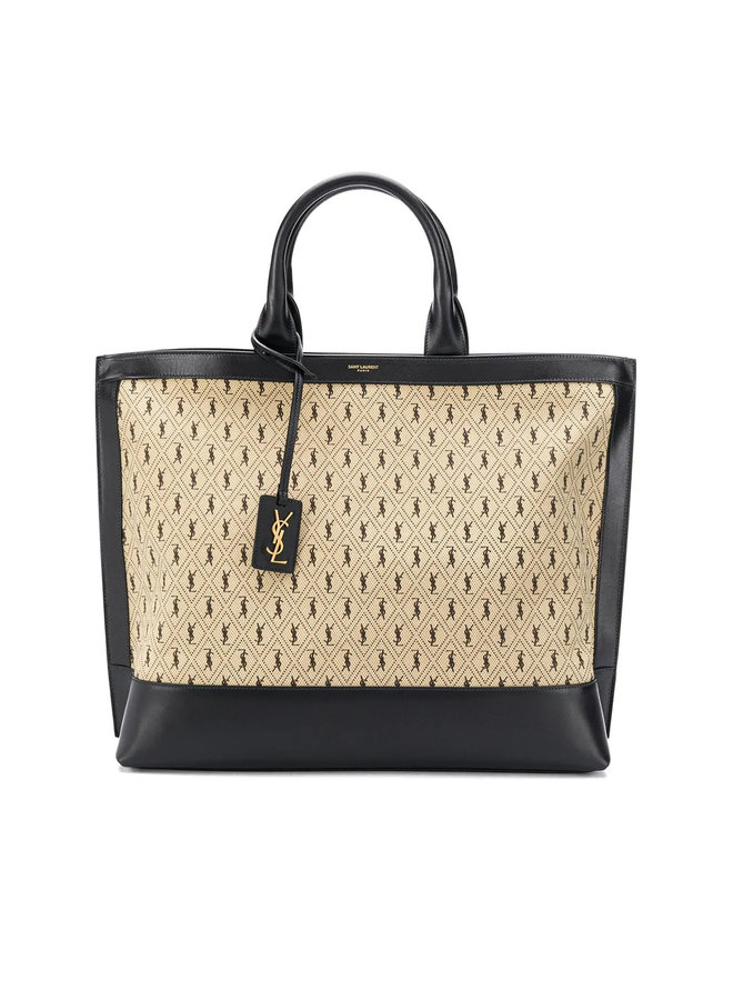 Monogram All-over Tote Bag in Leather
