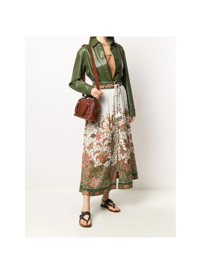 Daria Small Crossbody Bag in Leather in Brown