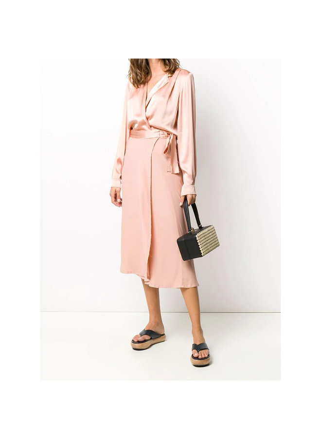 Double Breasted Jacket/Blouse in Blush