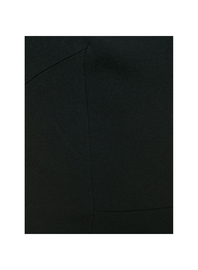 Corset V-back Jumpsuit in Black