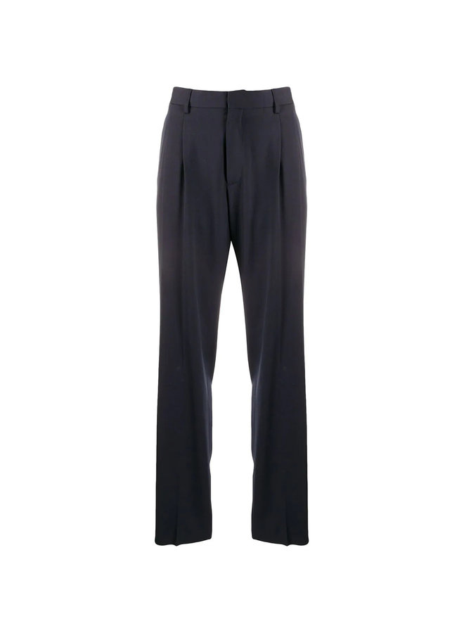 Tailored Cut High Waist Trousers in Wool