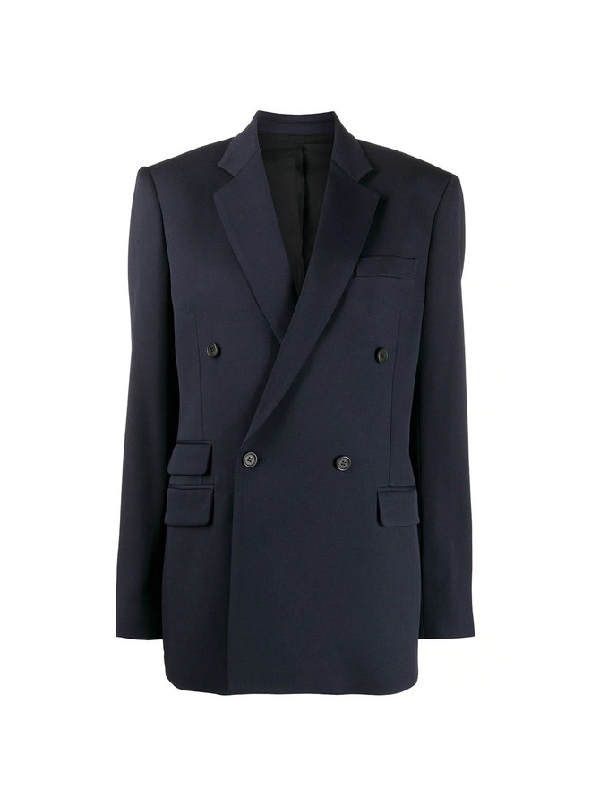 Double-breasted Blazer Jacket in Wool