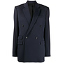 Double-breasted Blazer Jacket in Wool