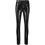 High Waist Skinny Jeans in Shiny Vinyl